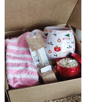 Box de Noël cocooning rose